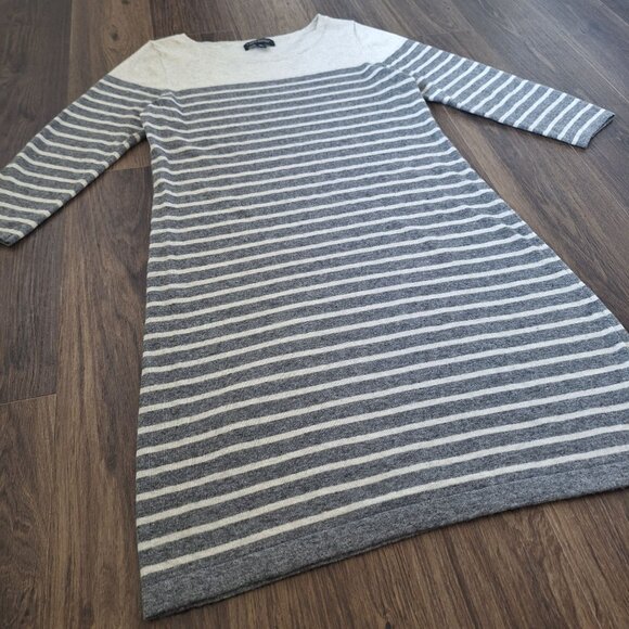 💙 Banana Republic Italian Yarn Wool Dress Size L/XL Preppy Winter Fall - Picture 5 of 8